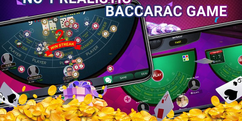 Game bài Baccarat vô cùng nổi tiếng